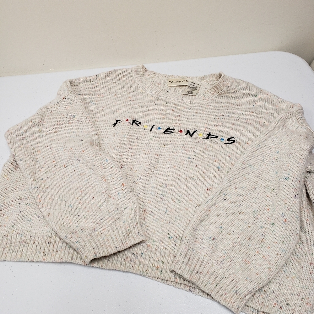 Friends Womens Crop Sweater Top Size Large 11/13 - Picture 6 of 6